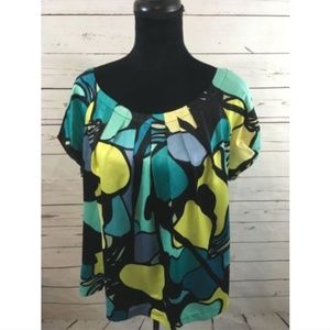 Worthington Womens Blouse Silky NWT Sz 1X